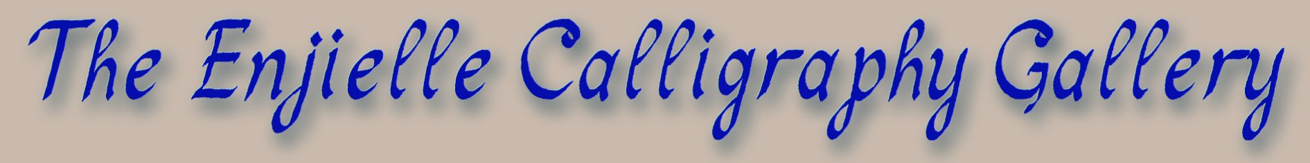 NGL
          Calligraphy Gallery Gallery Title